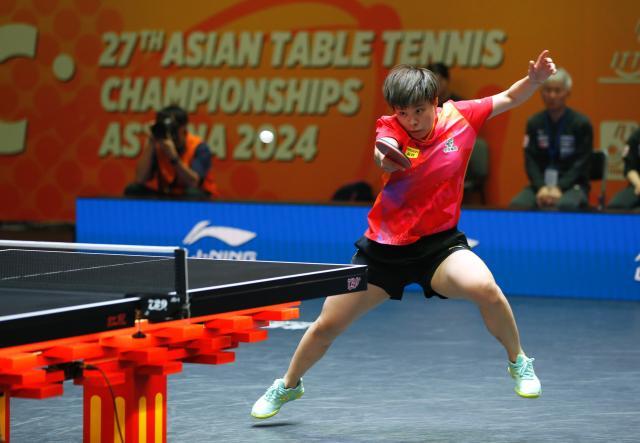 （体育）（21）乒乓球——亚锦赛团体：中国女队获得亚军XxjpseC007008_20241010_PEPFN0A001.jpg